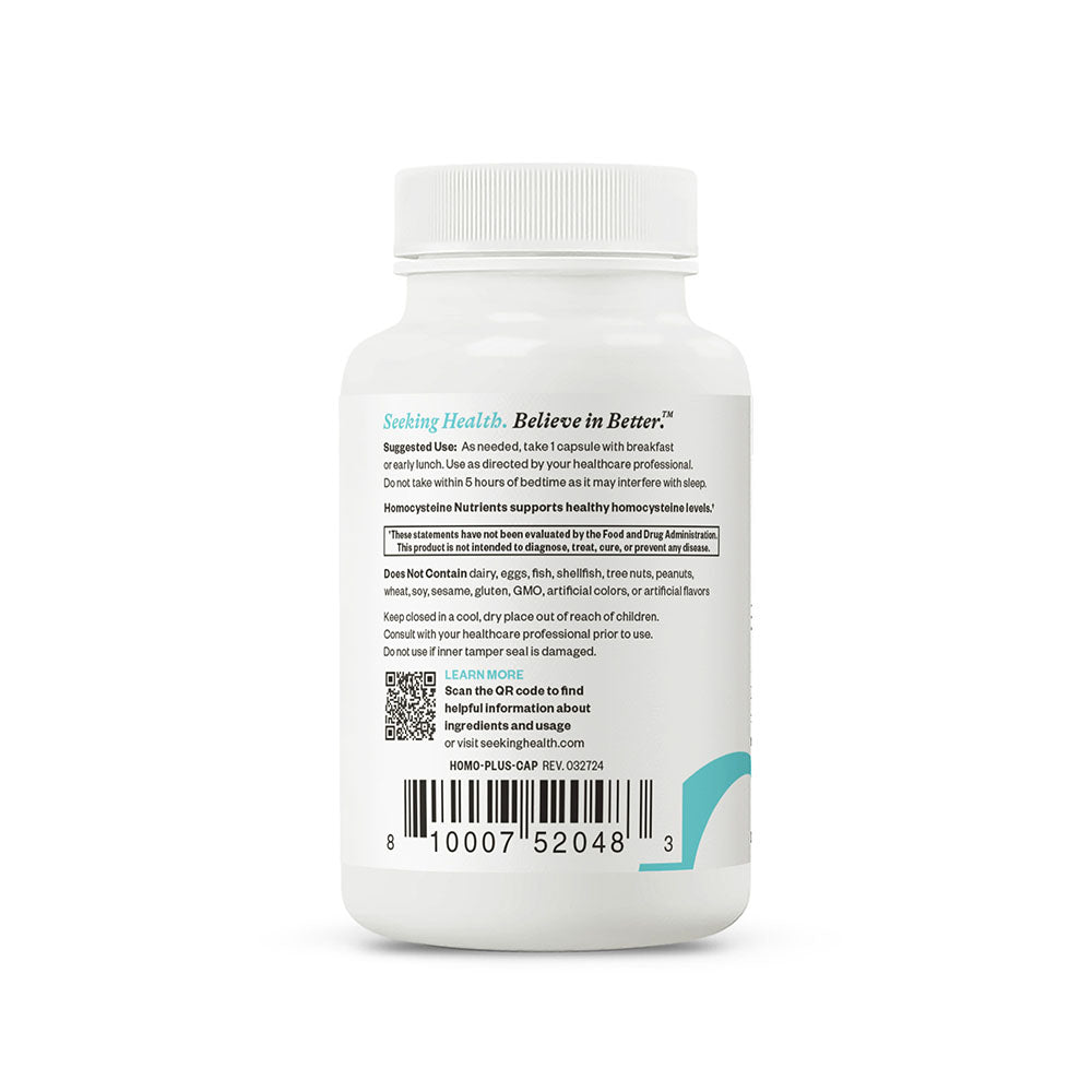Homocysteine Nutrients (Formerly HomocysteX Plus) 60 capsules
