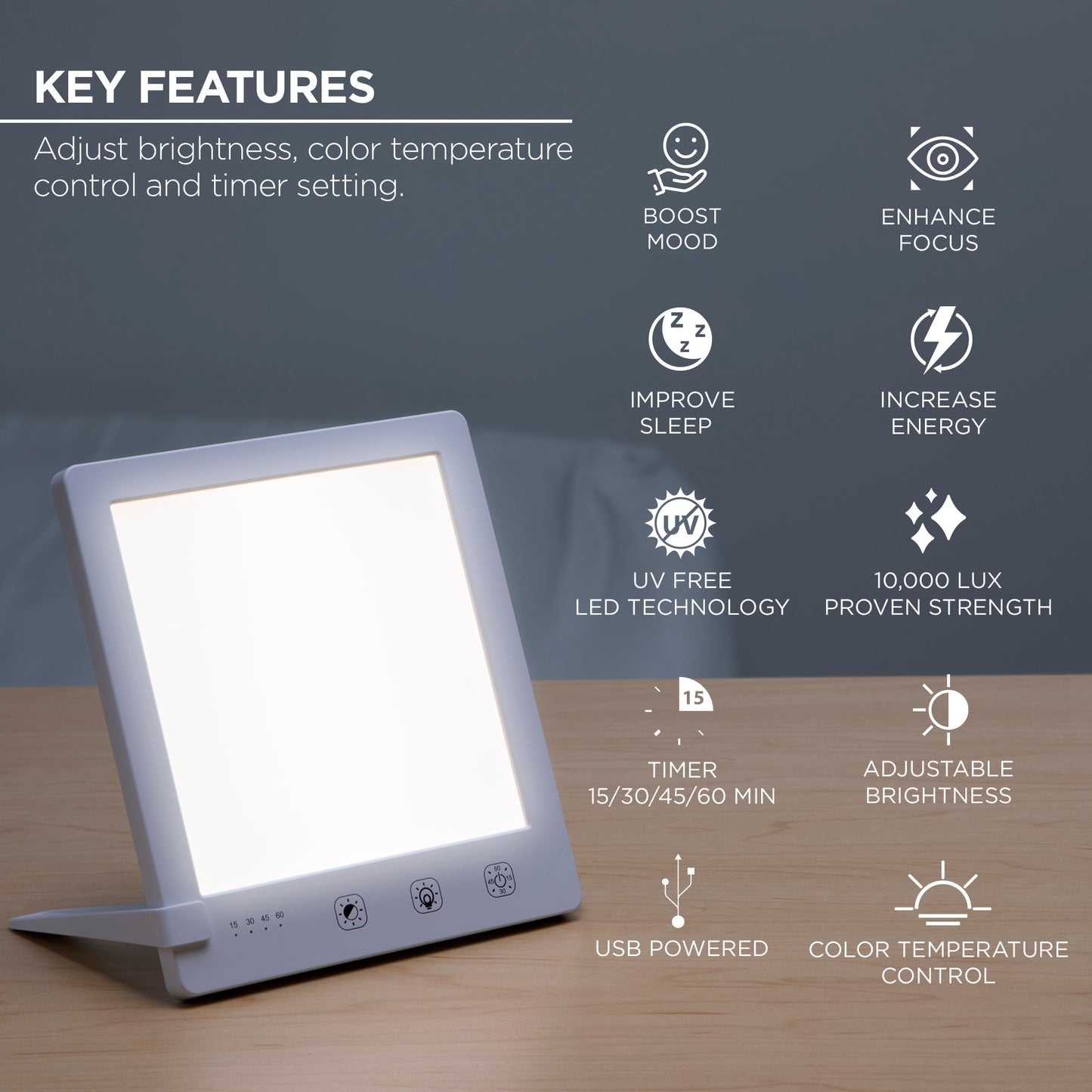 LED DAYLIGHT Therapy Lamp