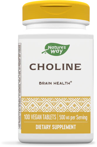 Choline- Brain Health* 100 Vegan Tablets