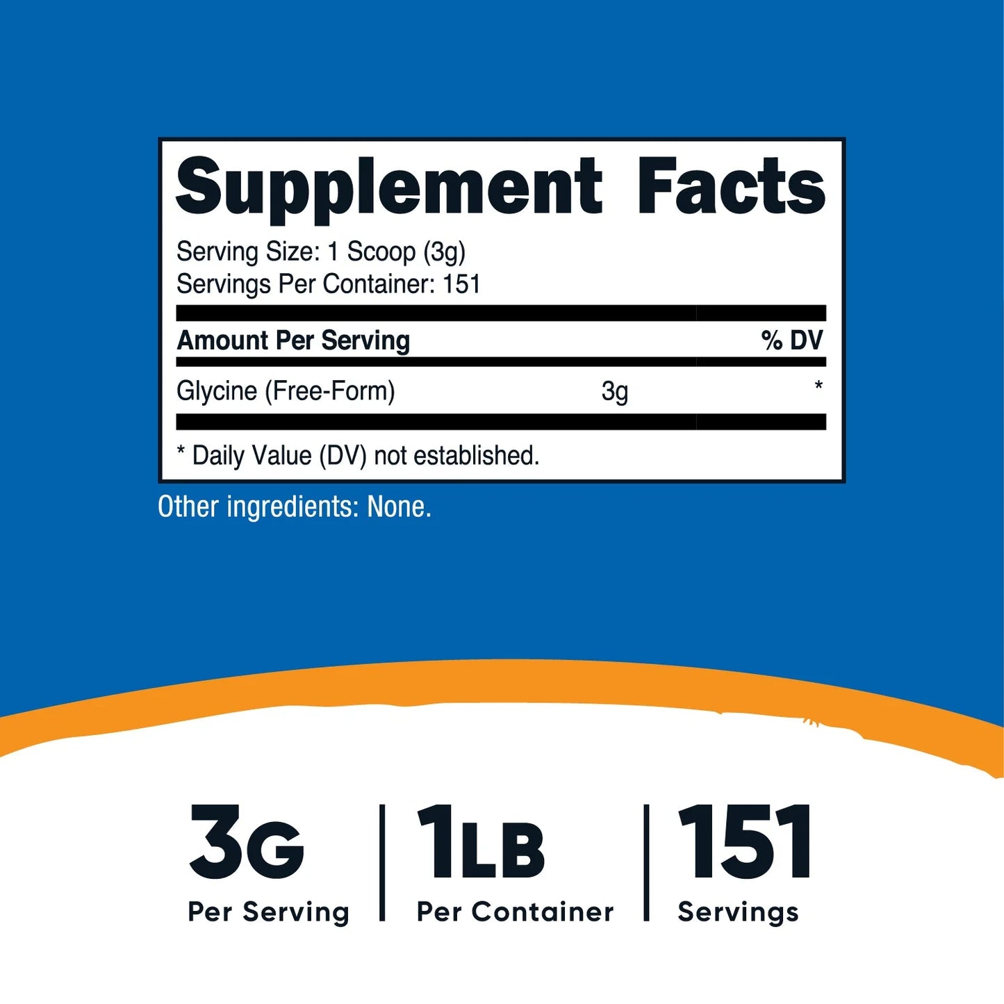 NUTRICOST GLYCINE POWDER