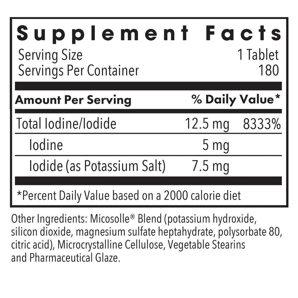 IODORAL 12.5 MG    90 TABLETS