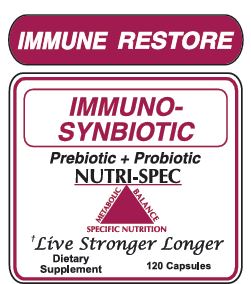 IMMUNE SYMBIOTIC RESTORE- PREVIOUS IMMUNO SYMBIOTIC 120 CAPSULES