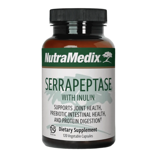 Serrapeptase with Inulin 120 vegetable capsules
