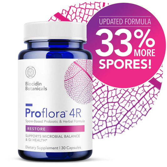 Proflora 4R Spore-Based Probiotic & Herbal Formula- 30 Capsules