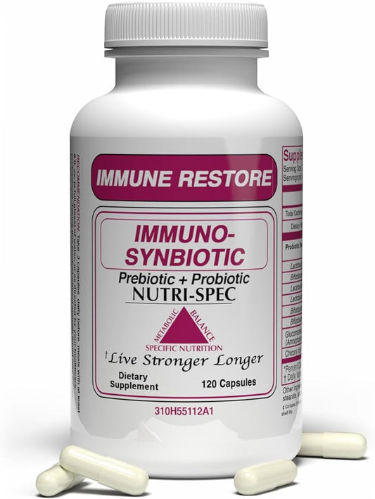 IMMUNE SYMBIOTIC RESTORE- PREVIOUS IMMUNO SYMBIOTIC 120 CAPSULES